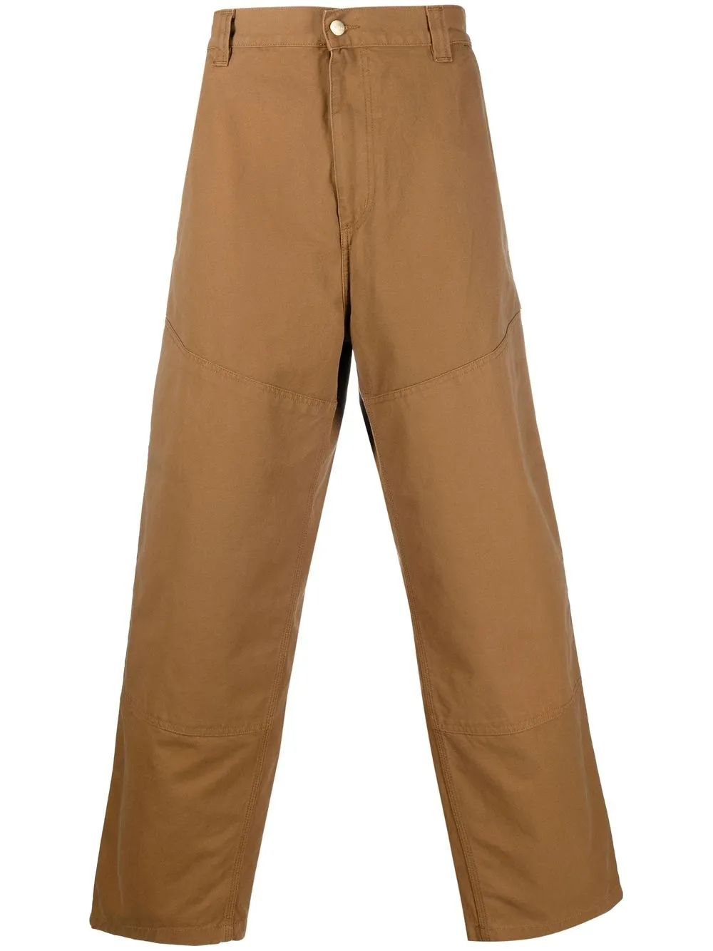 

Carhartt WIP Wide Panel logo-patch trousers - Brown