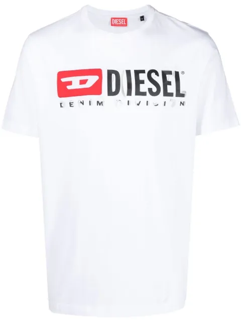 logo-print organic cotton T-shirt