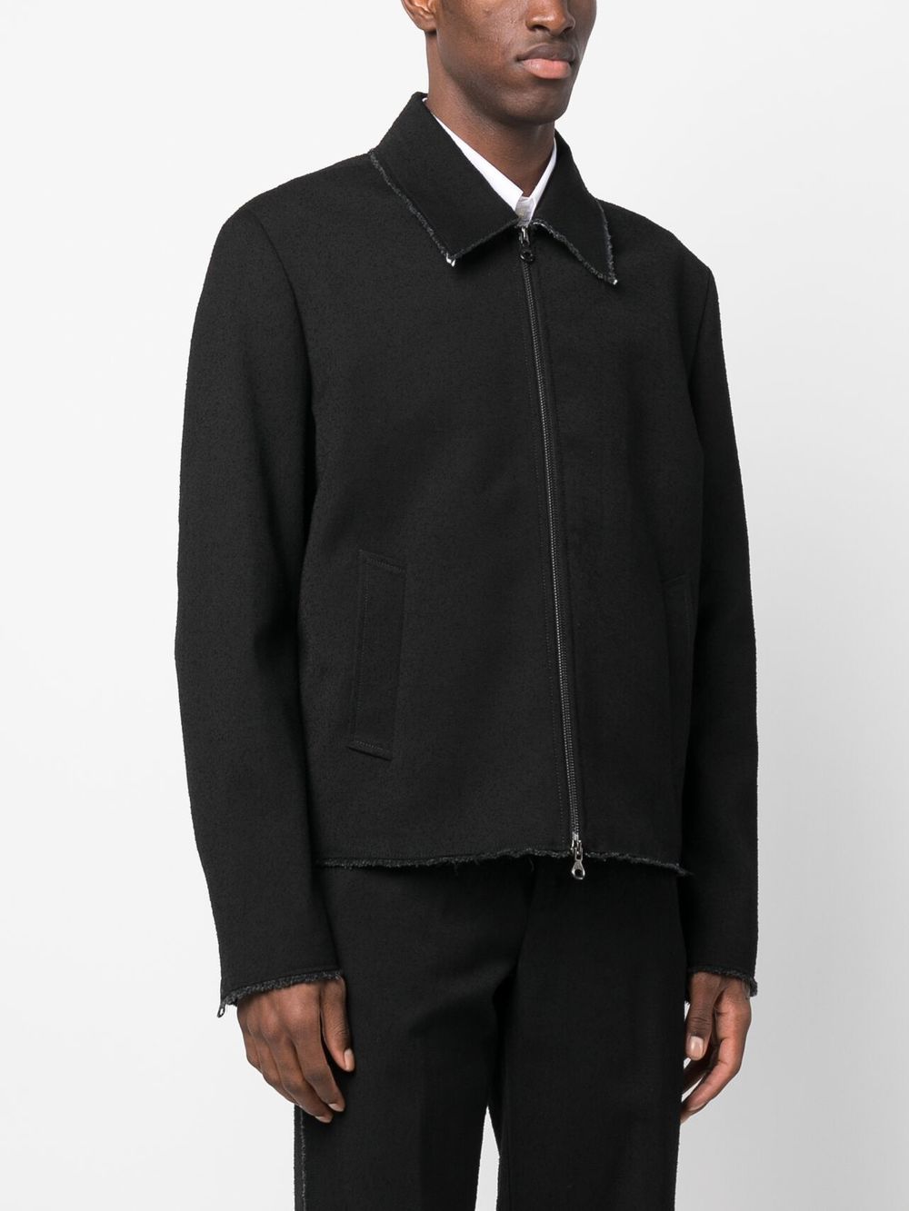 Diesel frayed-edge Jacket - Farfetch