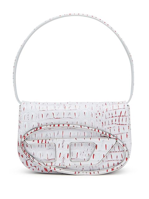 Diesel Schultertasche mit Logo-Patch