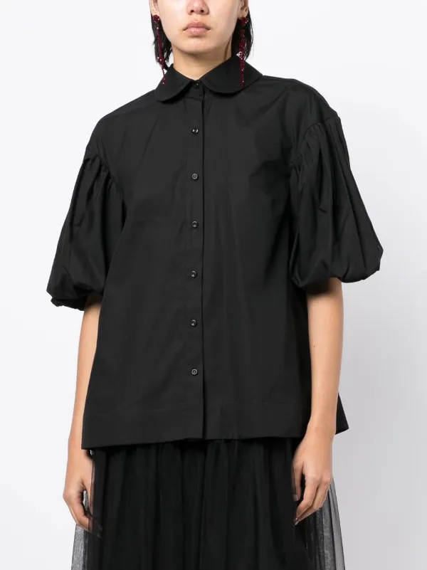 Simone Rocha puff-sleeve cut-out Shirt - Farfetch