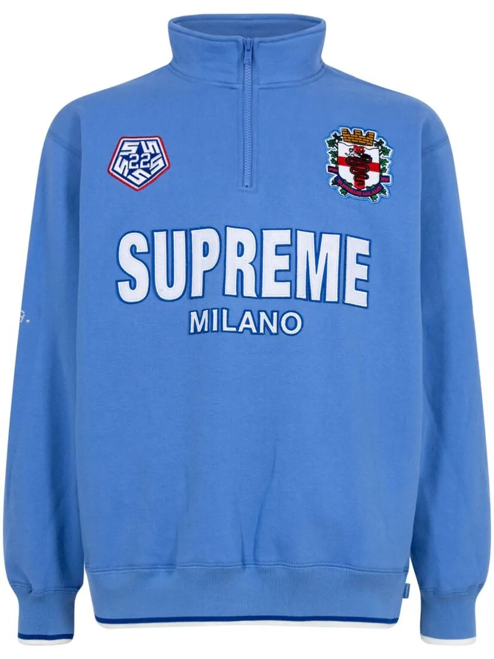 supreme Milano 22fw half zip