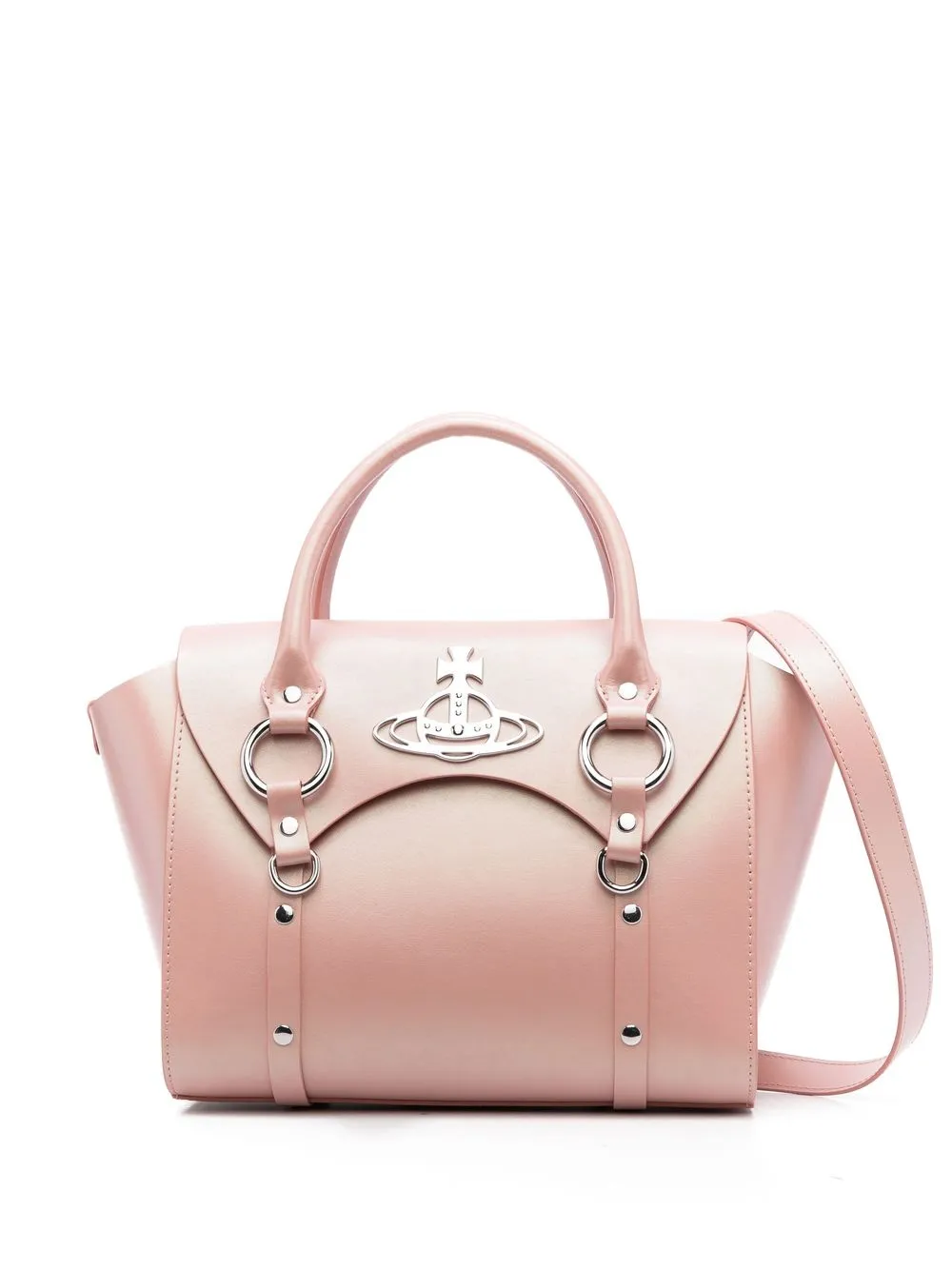 

Vivienne Westwood Betty leather tote bag - Pink