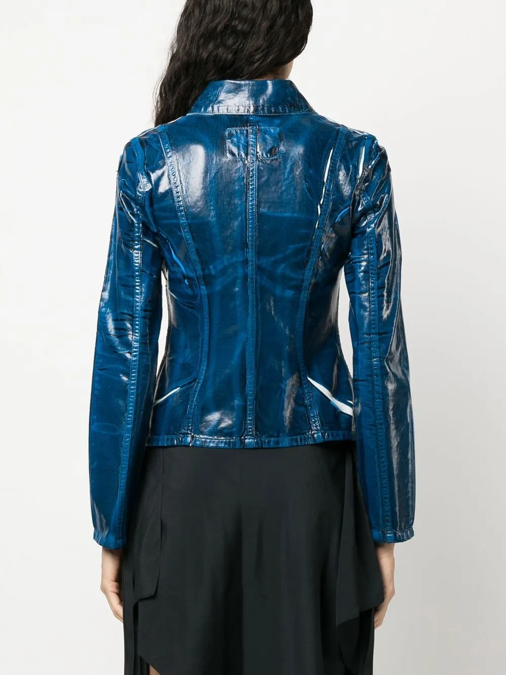 coated denim jacket