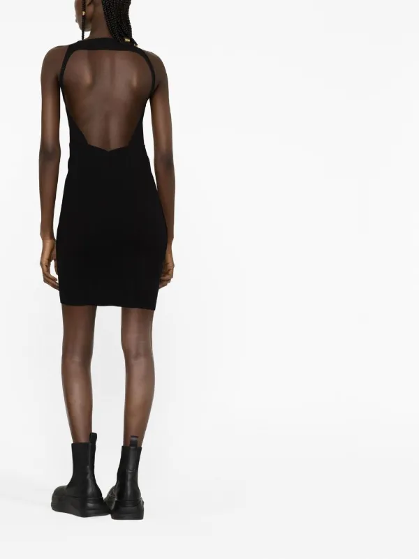 Rick Owens Sling cut-out Minidress | Black | FARFETCH