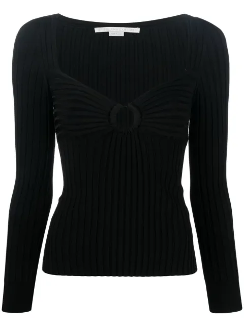 Stella McCartney cut-out ribbed jumper Women