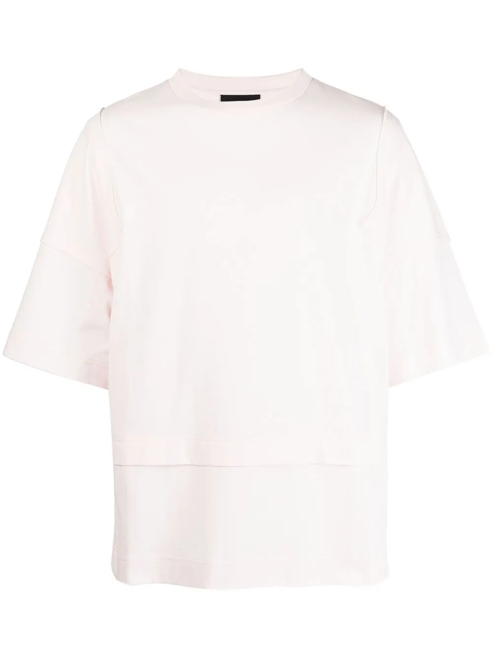 

Simone Rocha oversize patchwork cotton T-shirt - Pink