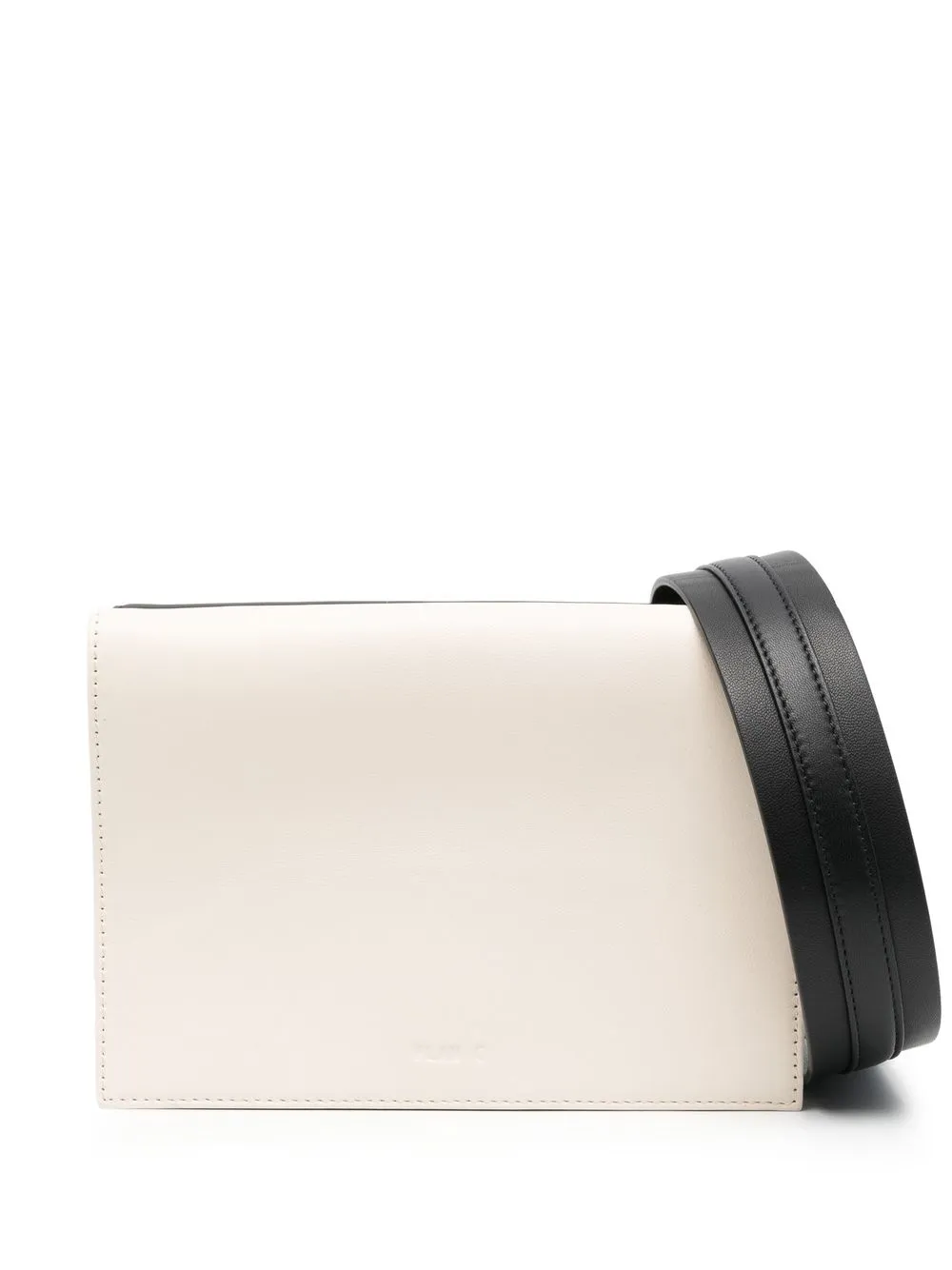 

Plan C calf leather clutch bag - Neutrals