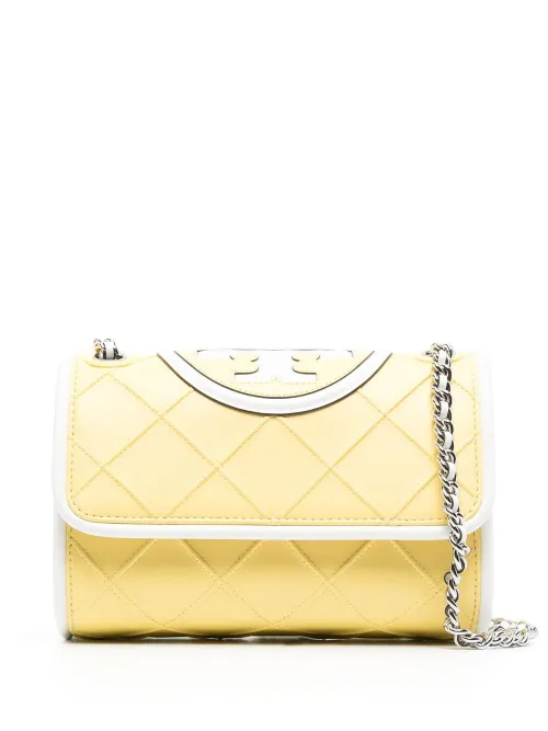 Sac à bandoulière matelassé à design embossé - Tory Burch - Modalova
