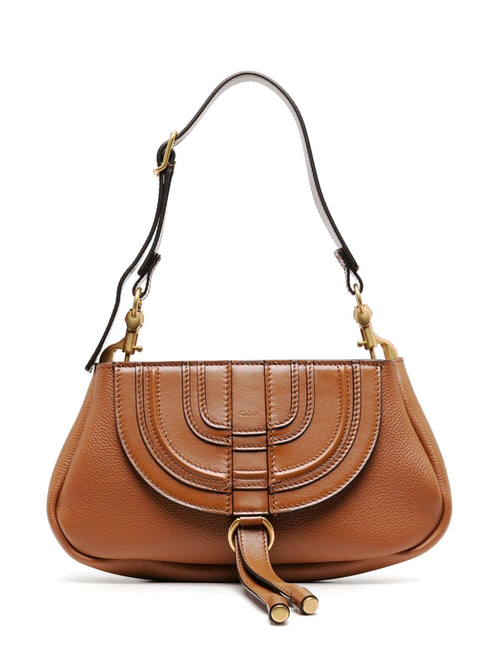 Chloé Marcie Shoulder Bag In Brown