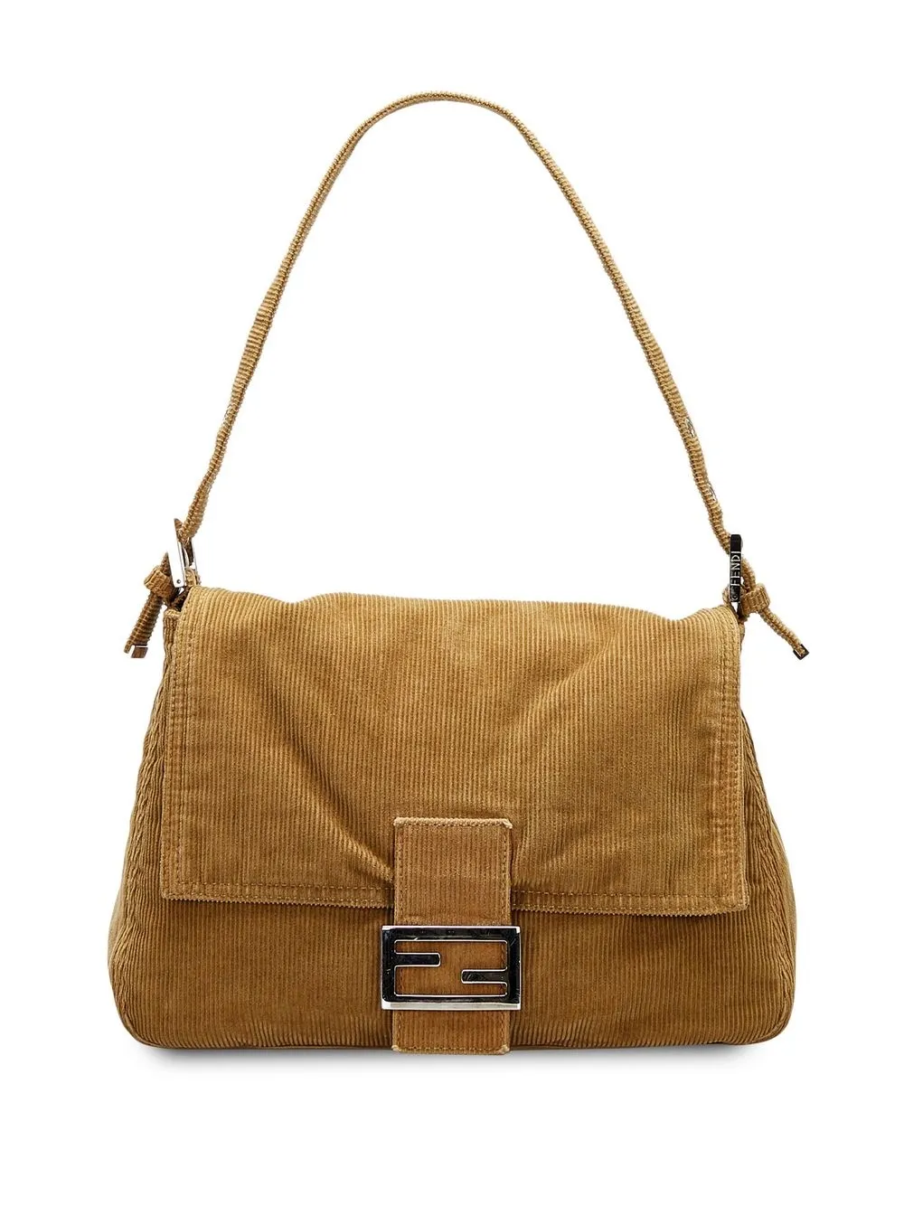 

Fendi Pre-Owned corduroy Mamma Forever shoulder bag - Brown