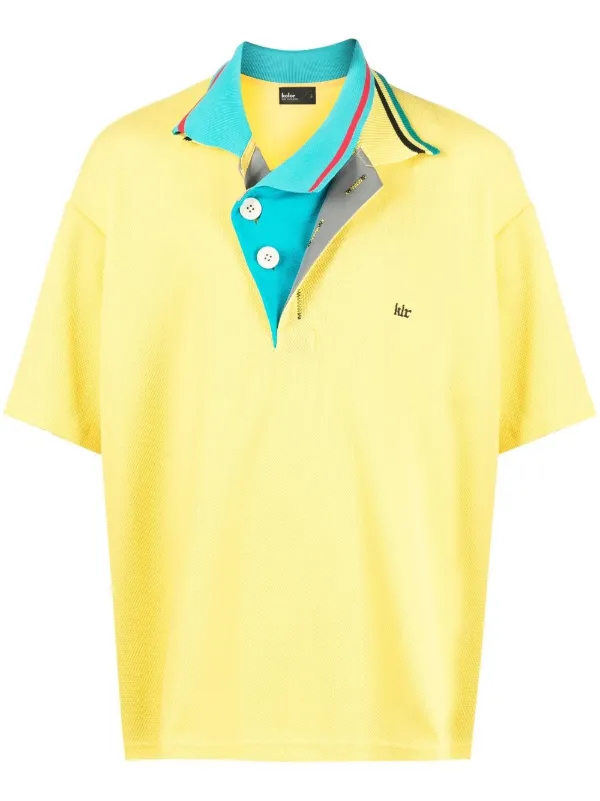 Kolor logo-embroidered Polo Shirt - Farfetch