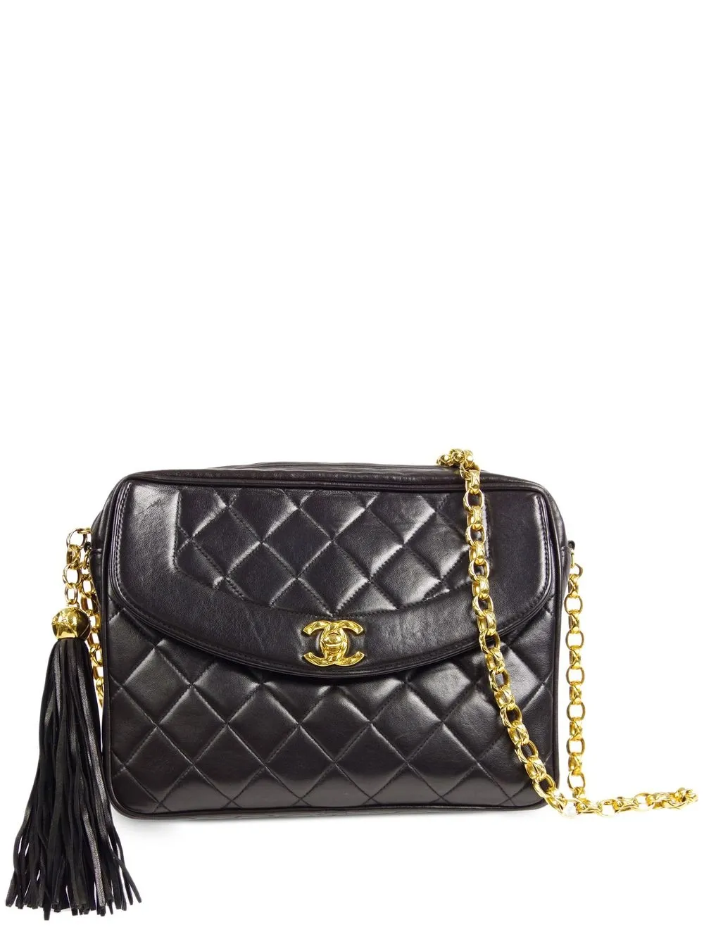 

CHANEL Pre-Owned 1997 small diamond-quilted camera bag - Black