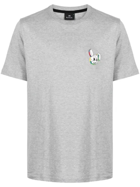 cartoon-print cotton T-Shirt