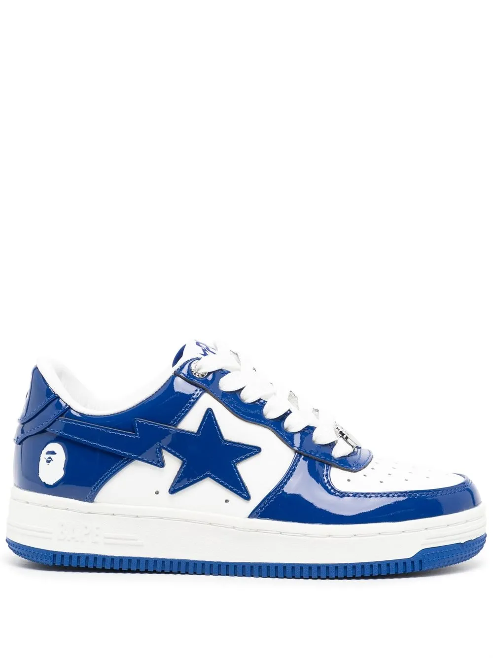 

A BATHING APE® star-patch detail sneakers - Blue