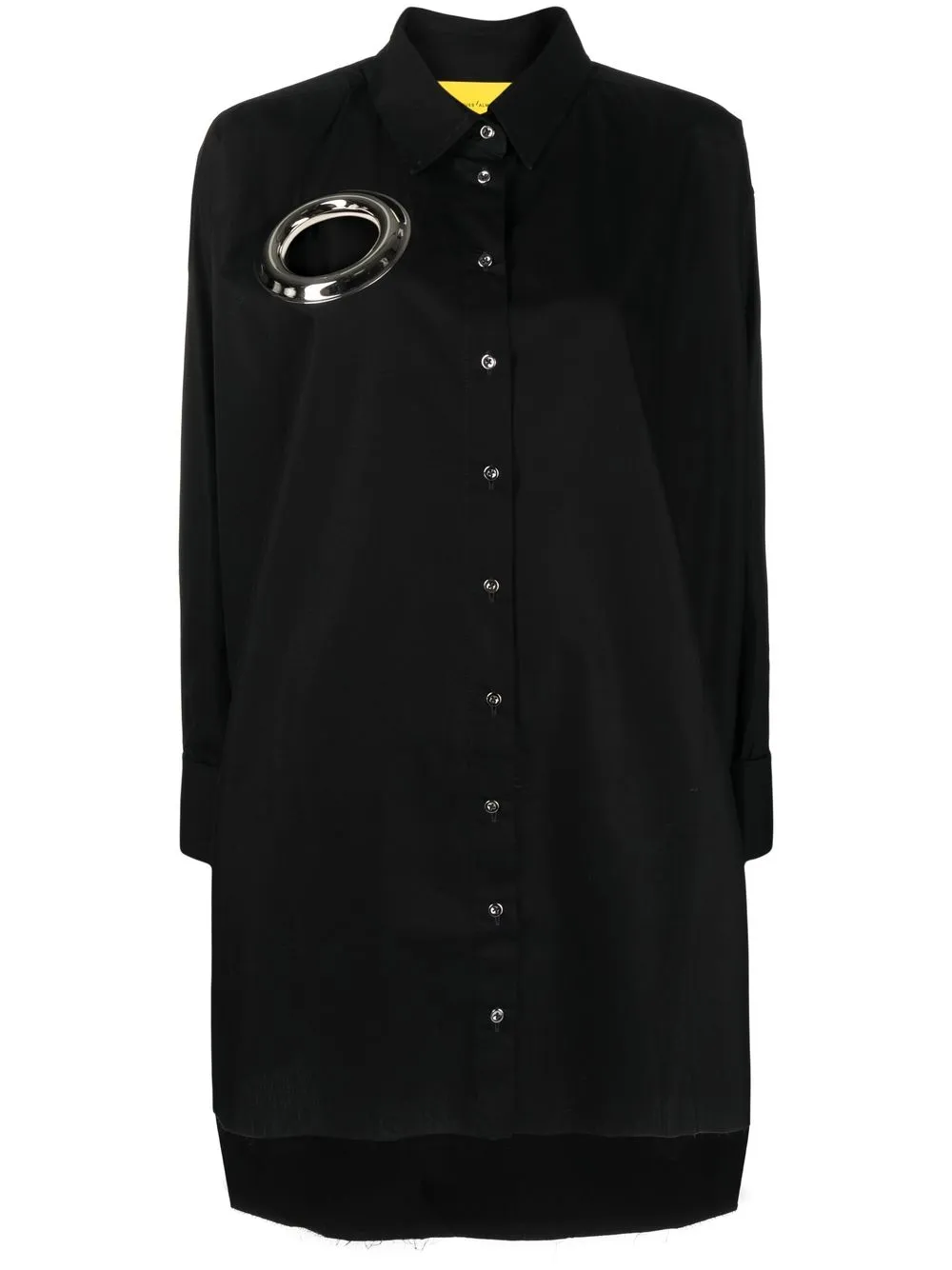 

Marques'Almeida eyelet-detail shirt - Black