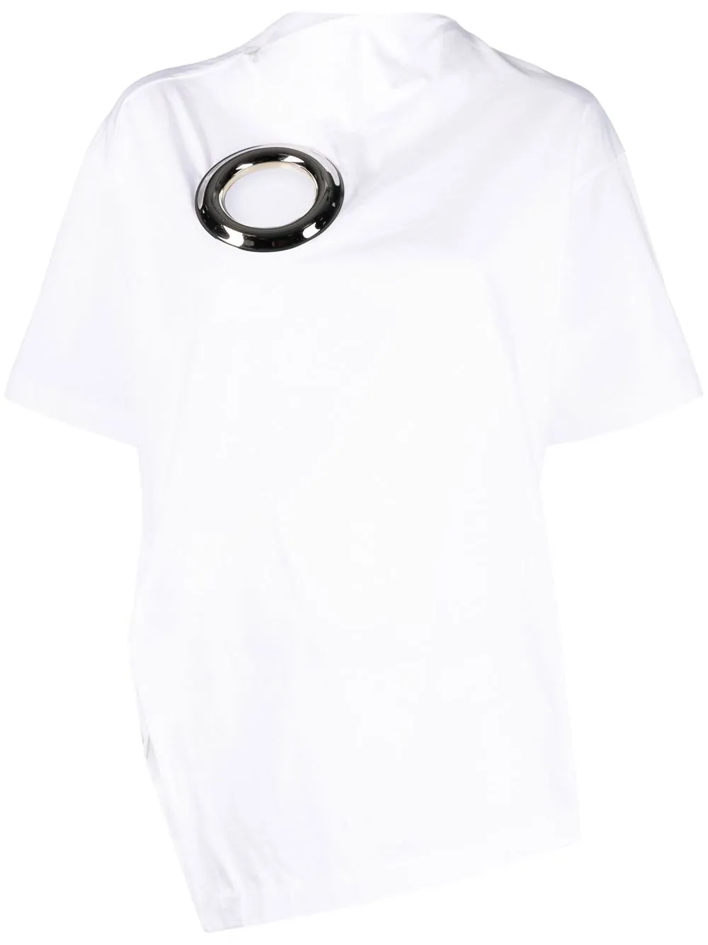 

Marques'Almeida eyelet-detail organic cotton T-shirt - White