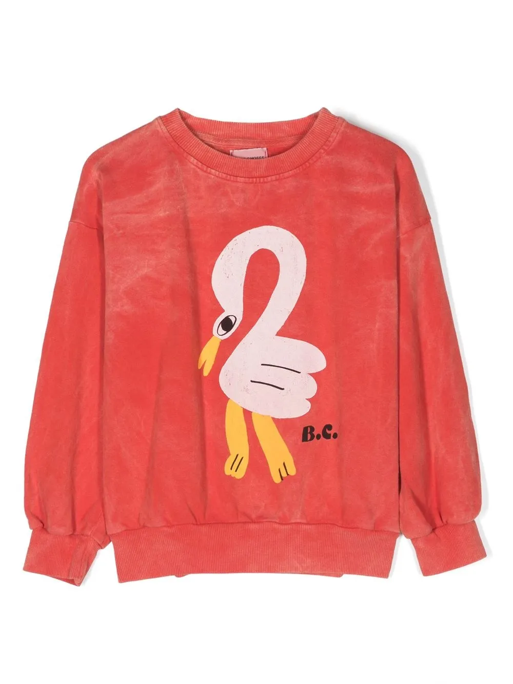 

Bobo Choses swan illustration-print sweatshirt - Red