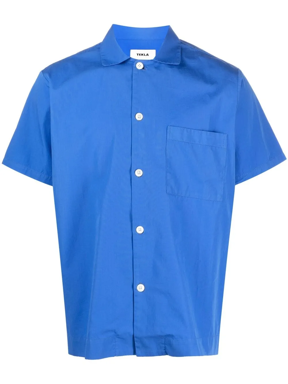 

TEKLA poplin short-sleeve shirt - Blue