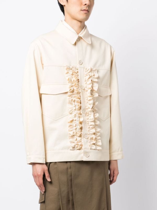 Simone Rocha Embellished Ruffled Utility Jacket - Farfetch