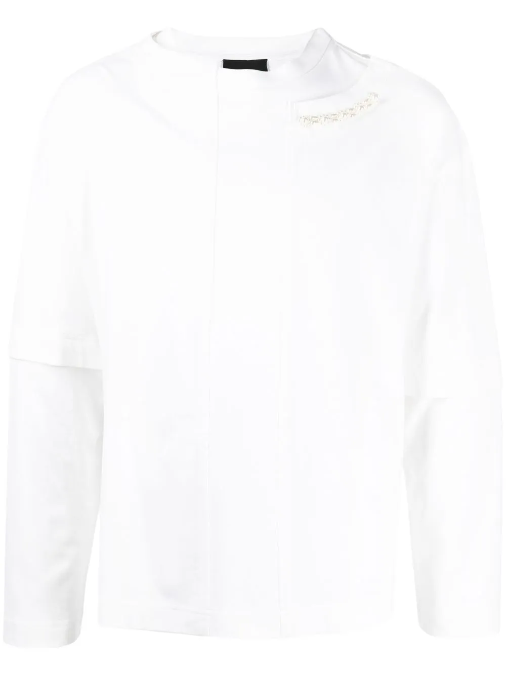 

Simone Rocha pearl-embellished sweatshirt - WHITE/PE