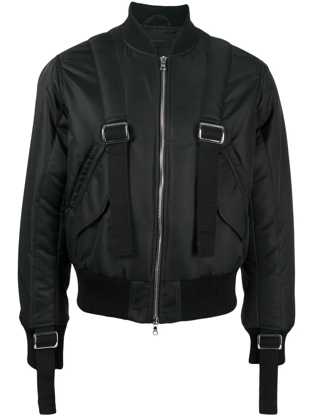 

Simone Rocha shoulder-strap bomber jacket - BLACK.