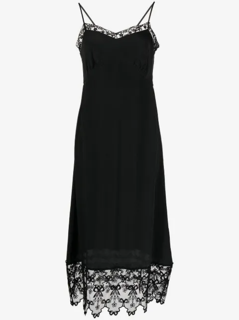 Simone Rocha lace-trim slip dress
