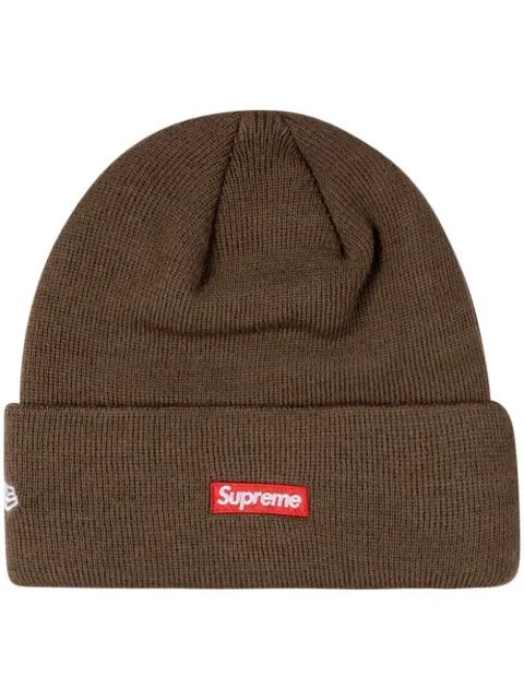 Supreme x New Era S logo beanie hat
