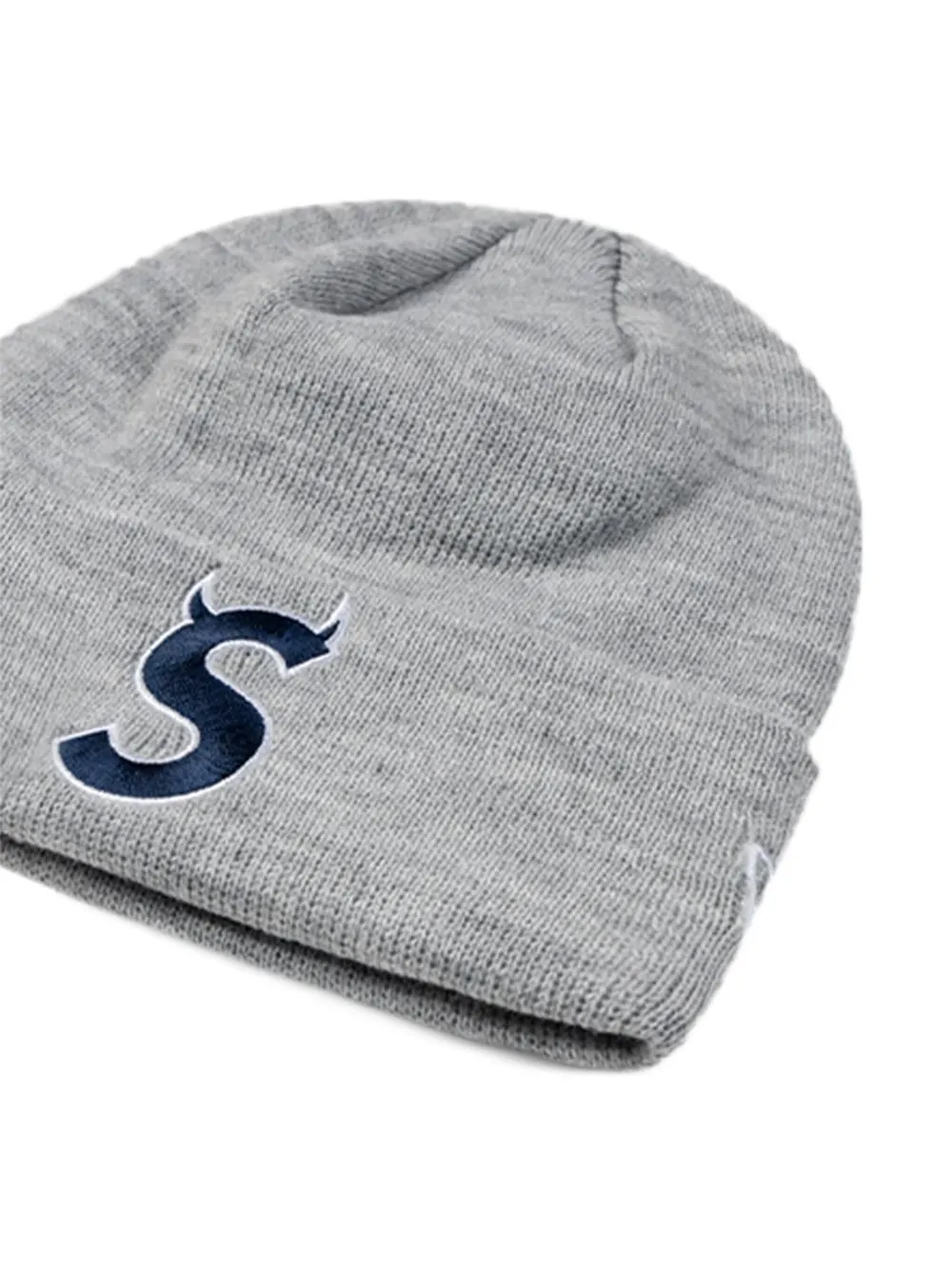 SALEsupreme New Era S Logo Beanieグレー 帽子