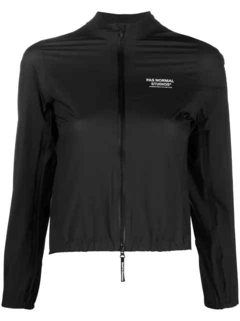 Pas Normal Studios Mechanism logo-print rain jacket