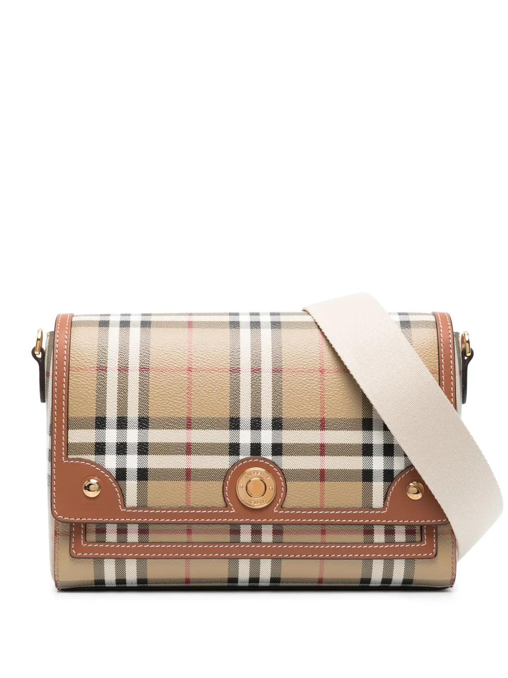 Burberry Note Check Crossbody Bag Farfetch