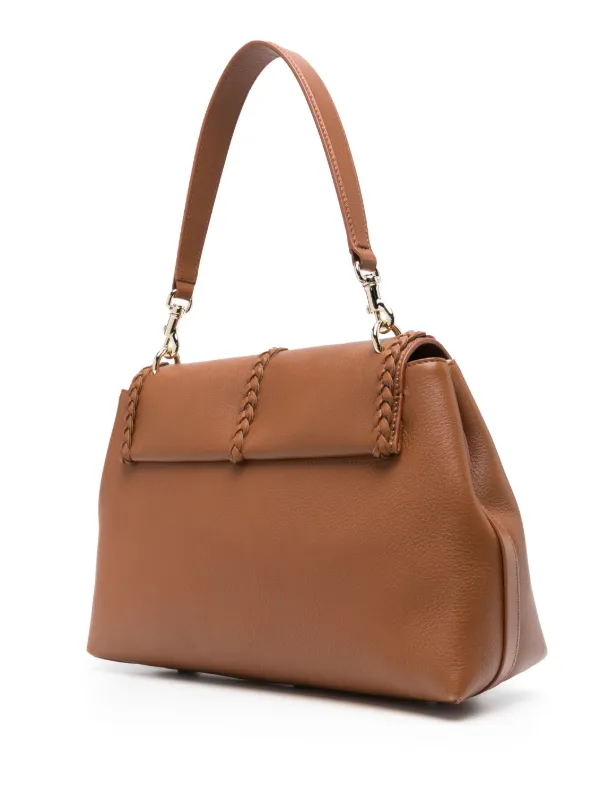 Chloé Penelope Leather Shoulder Bag - Brown