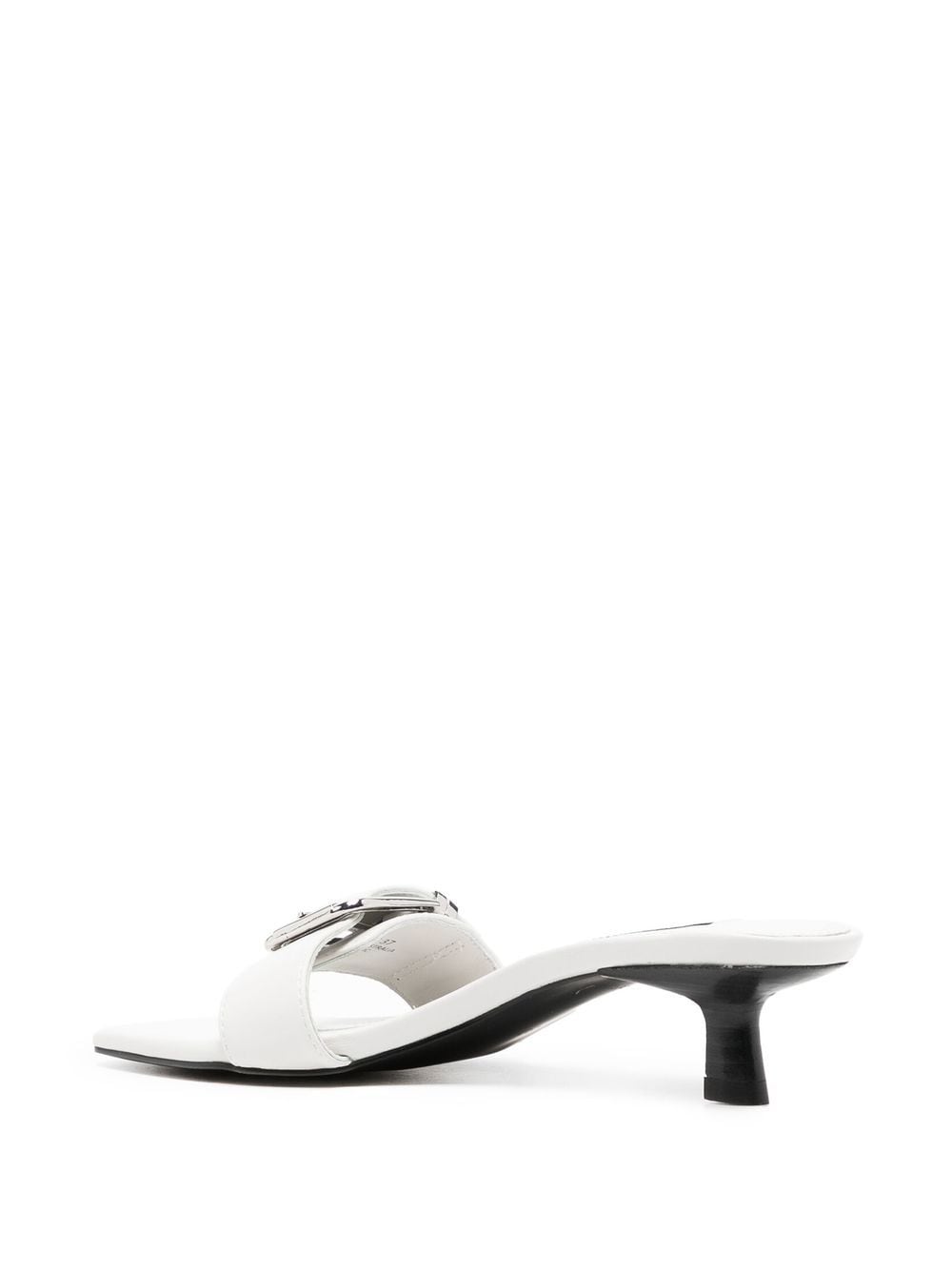 Shop Senso Tommie Buckle-detail Sandals In Weiss