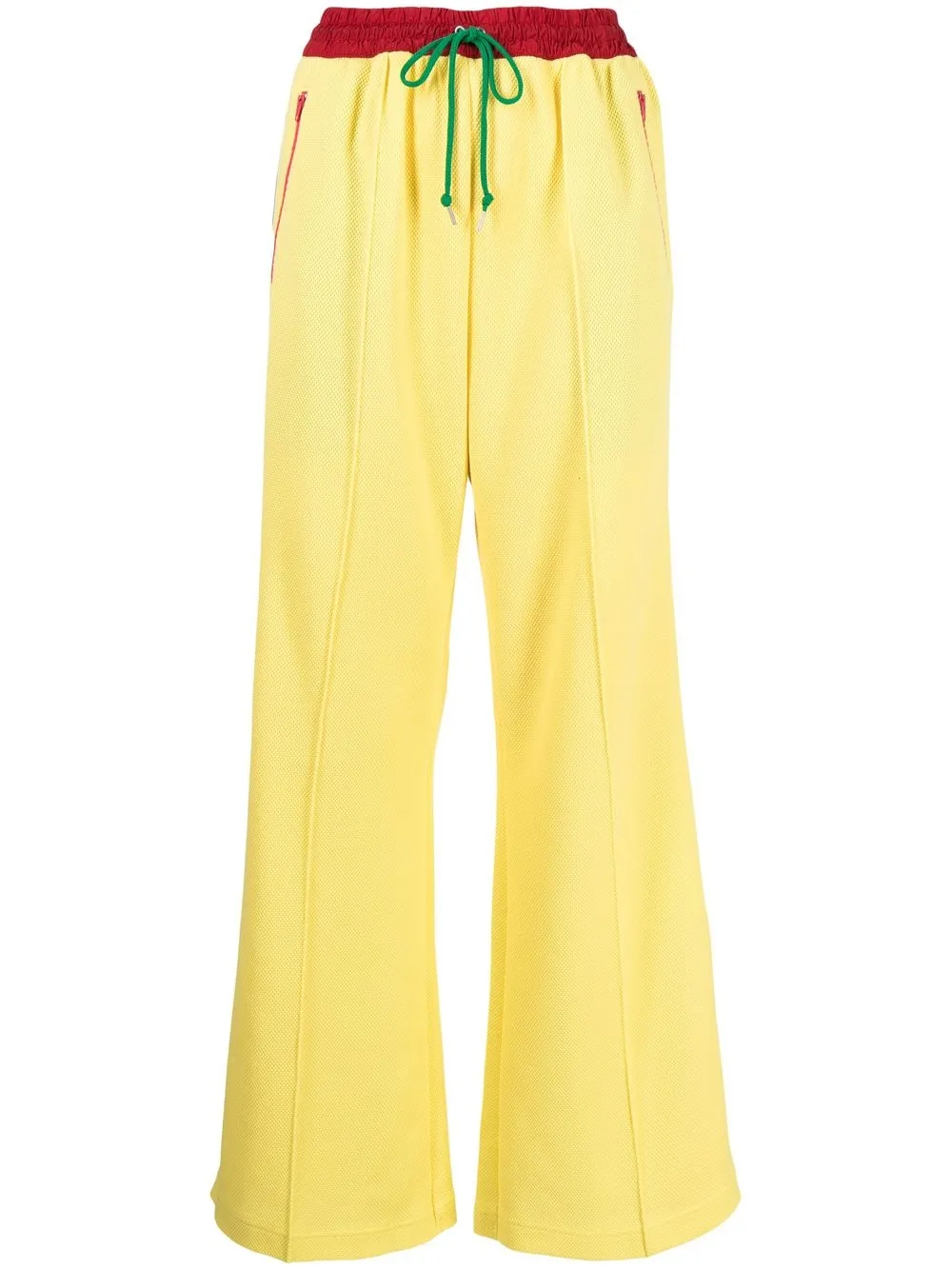 

Kolor drawstring-waist track pants - Yellow