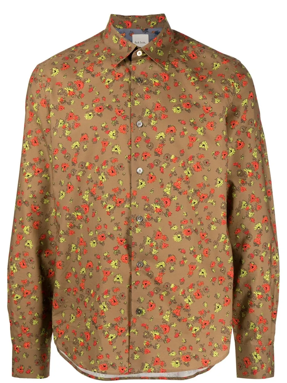 

Paul Smith floral-print long-sleeved shirt - Brown