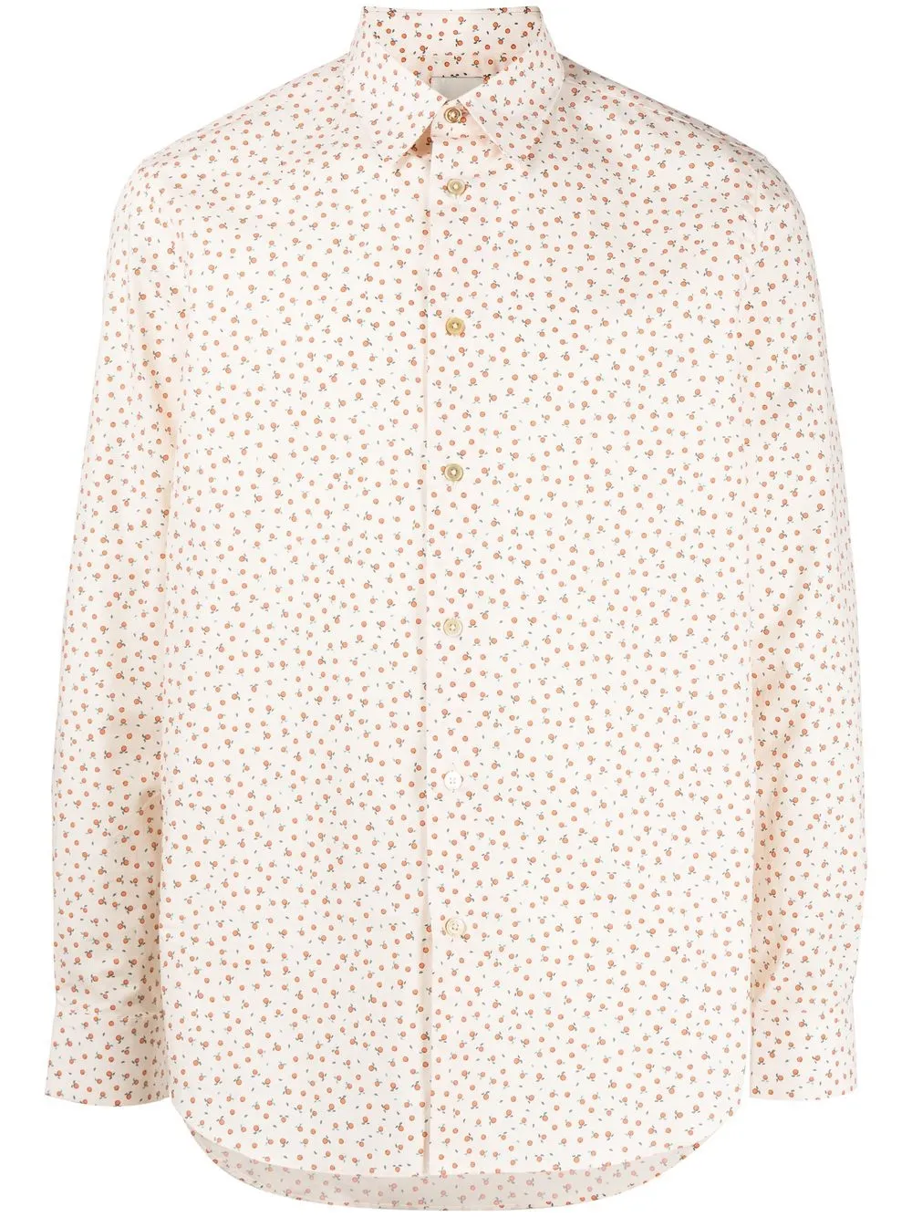 

Paul Smith camisa manga larga con motivo - Blanco