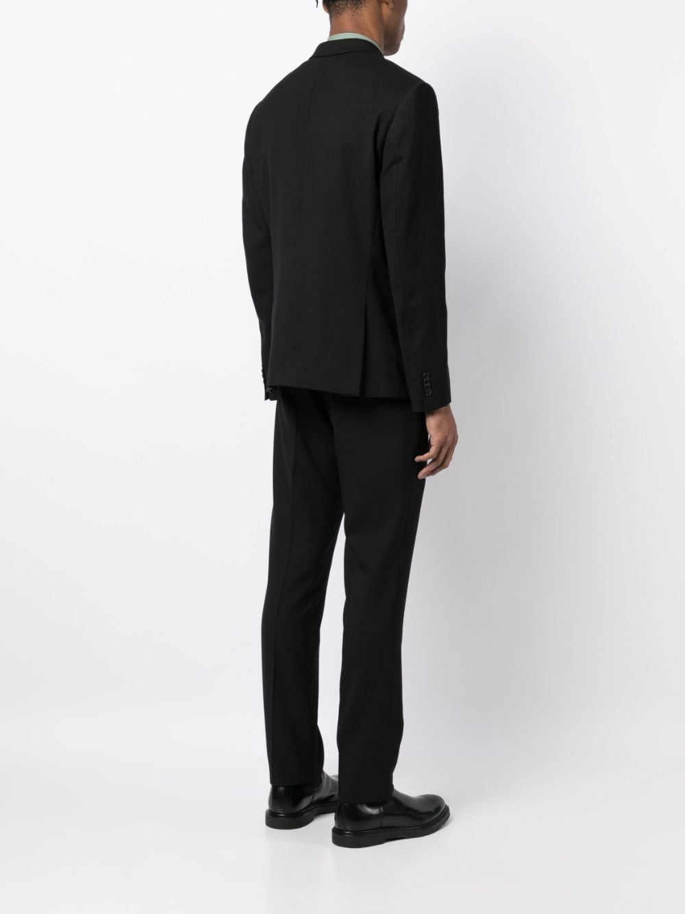 Shop Paul Smith Notched-lapels Single-breasted Blazer In Black