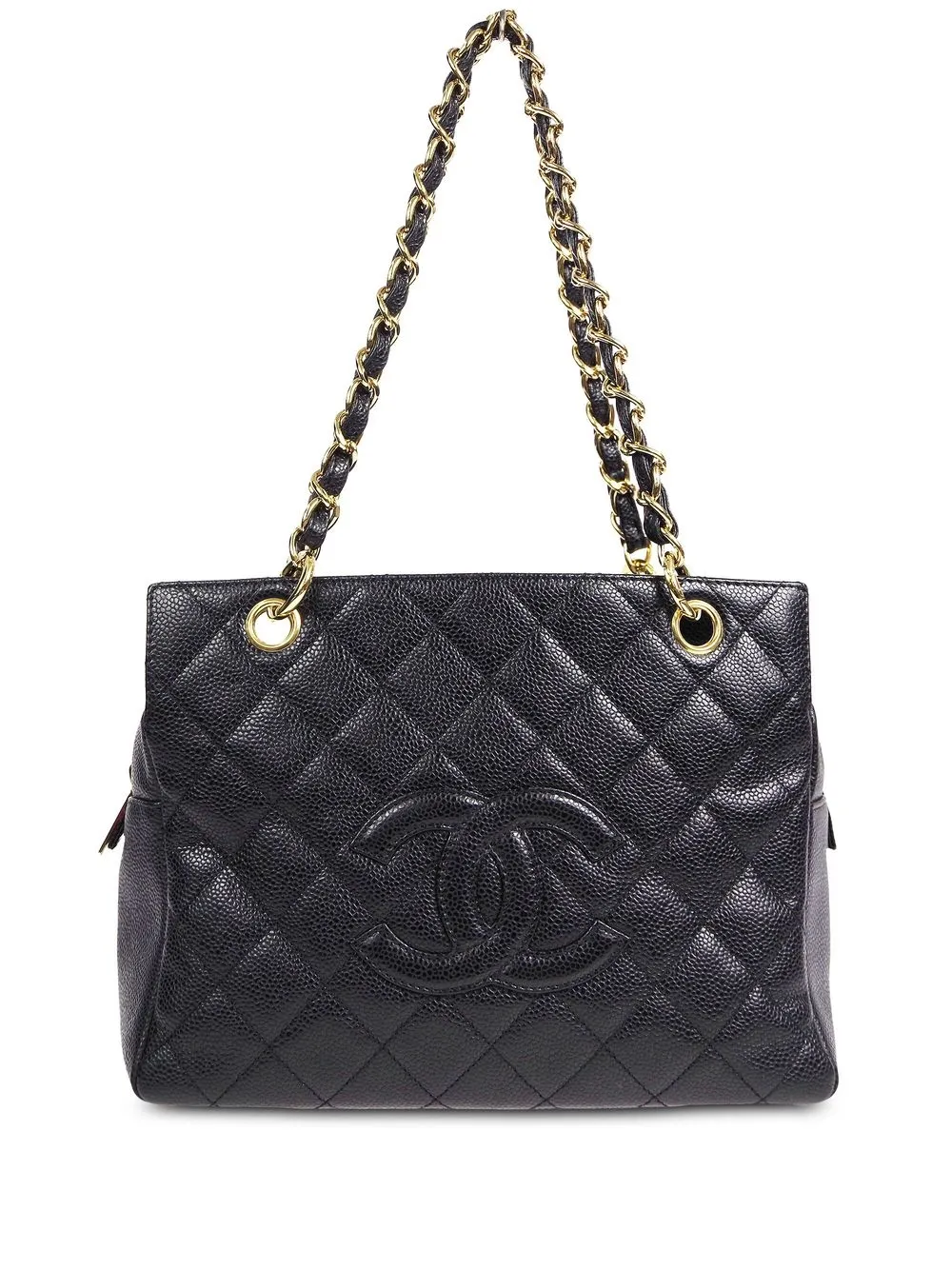 

CHANEL Pre-Owned 2002 Petite Timeless tote bag - Black