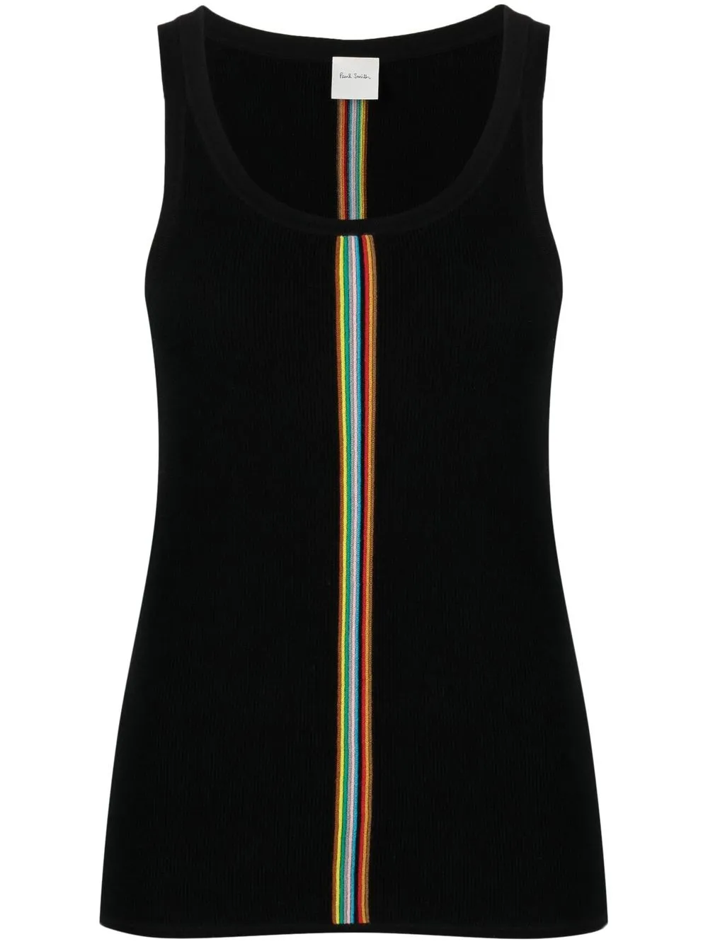 

Paul Smith stripe-detail crew neck vest - Black