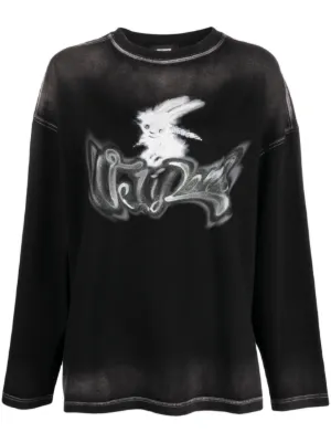 Alexander mcqueen rabbit sweatshirt on sale