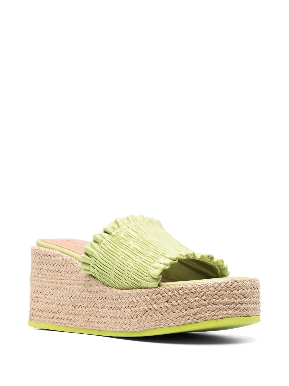 GANNI Smock Espadrille Wedge Sandals Farfetch