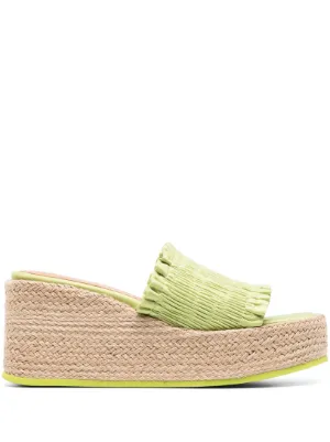 Green espadrille sandals store