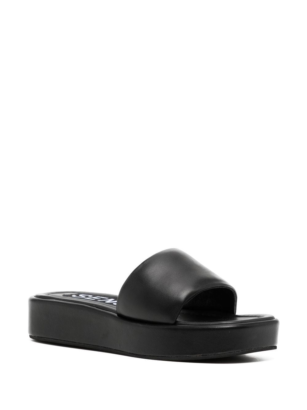 Shop Senso Xyla Leather Sandals In Schwarz