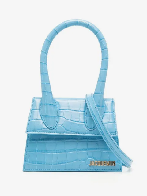 Jacquemus Le Chiquito crocodile-embossed tote bag