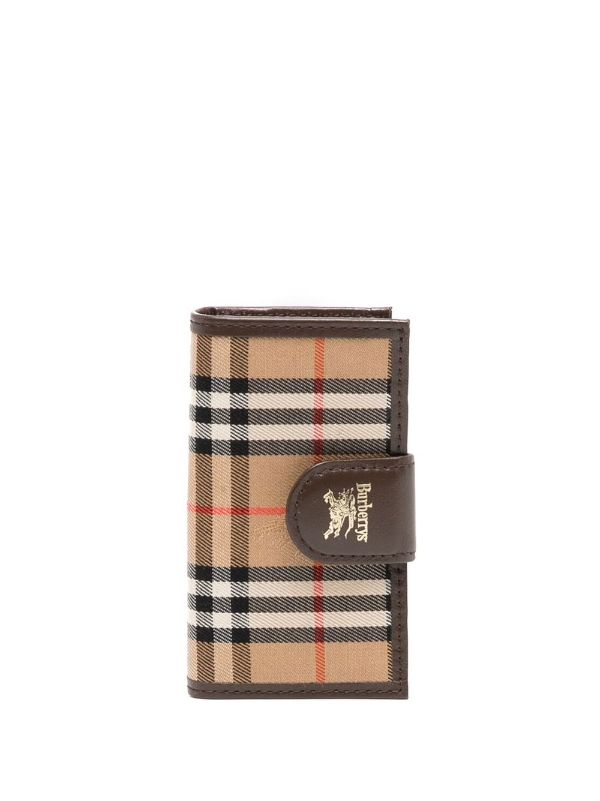 Burberry Pre-Owned 1990-2000 House Check Bifold Key Case - Farfetch