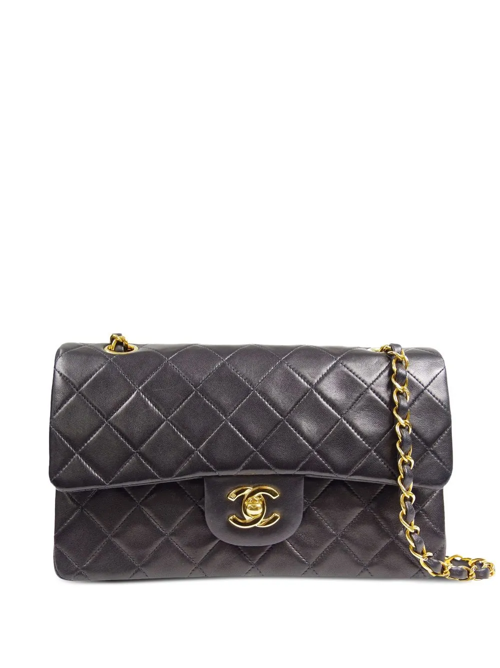 

CHANEL Pre-Owned 1998 small Double Flap shoulder bag - Black
