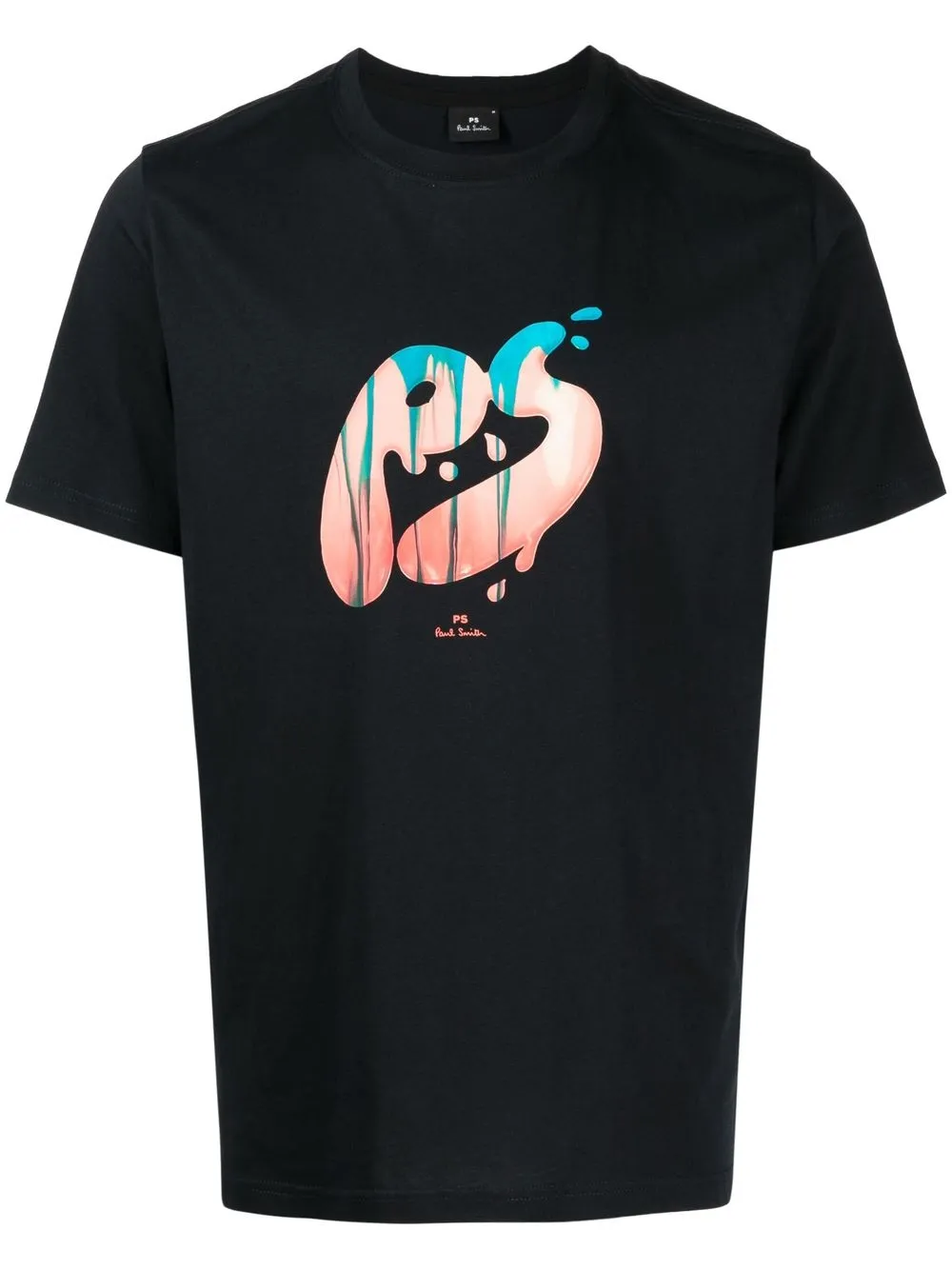 

PS Paul Smith playera con logo estampado - Negro