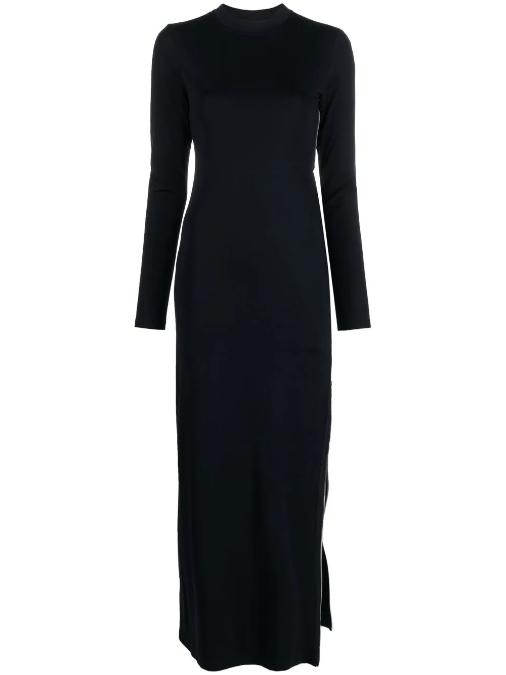 

JW Anderson side-zip long-sleeve dress - Blue