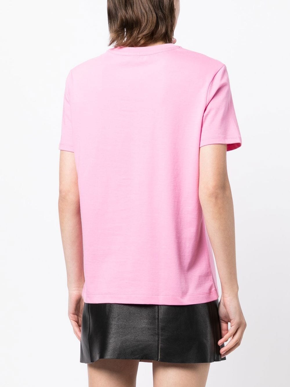 Shop Ps By Paul Smith Zebra-patch Cotton T-shirt In Pink
