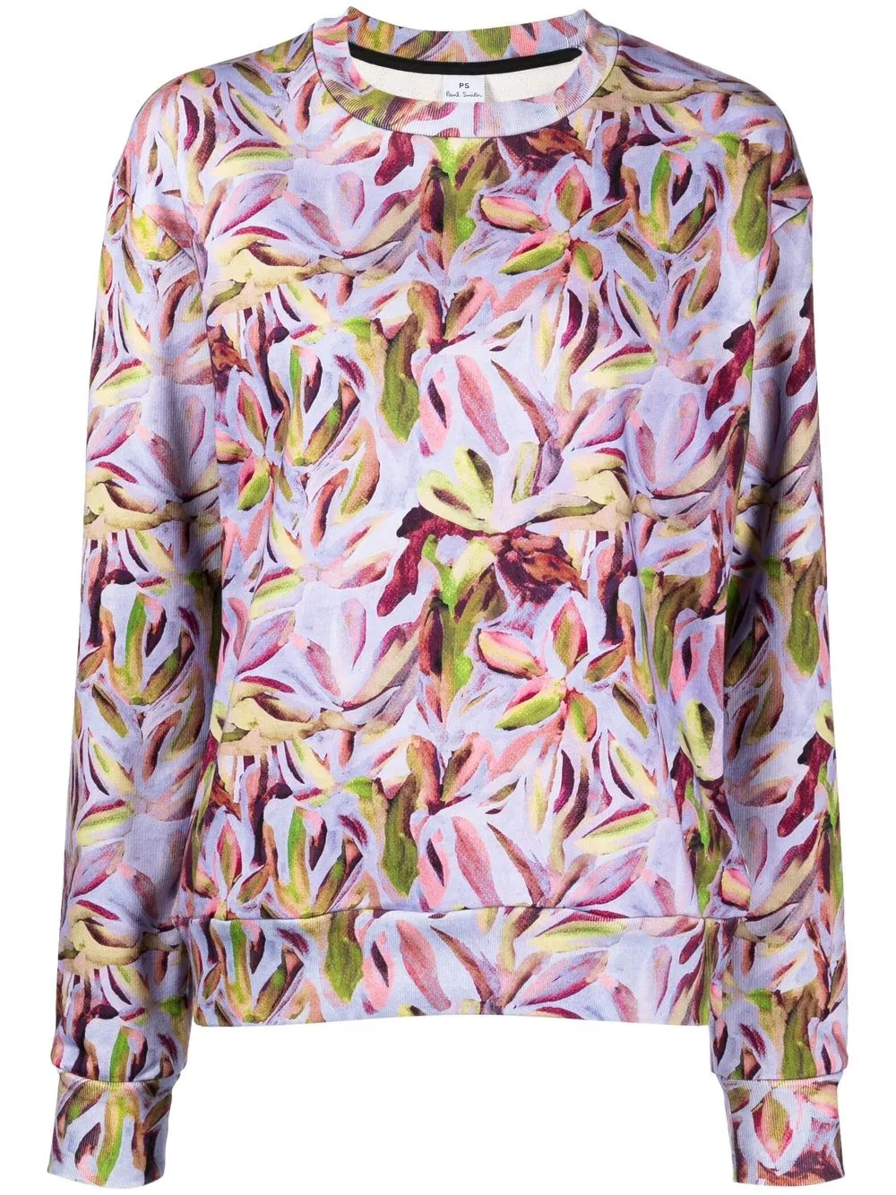 

PS Paul Smith floral print long-sleeve top - Purple